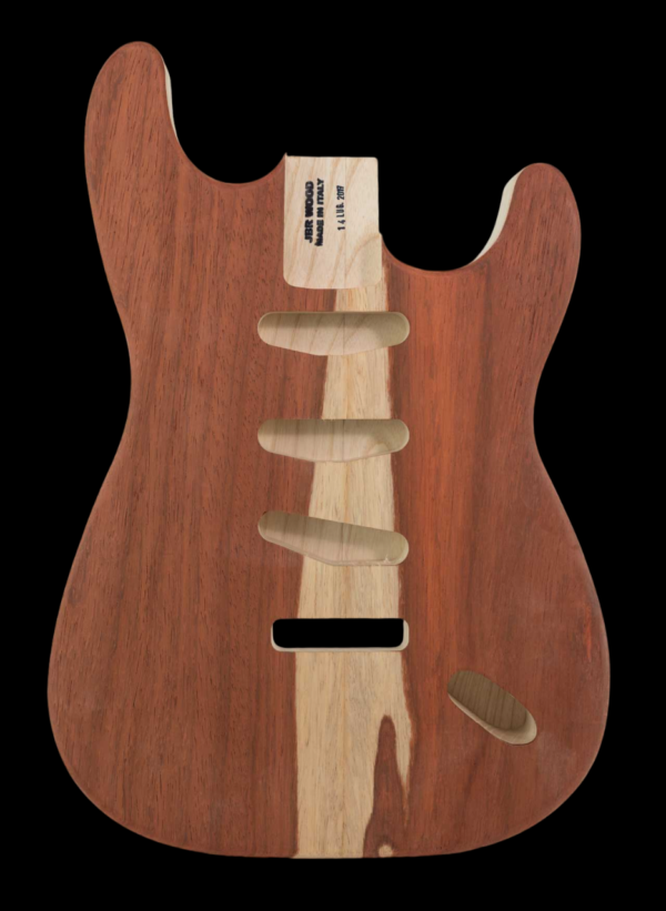 Stratocaster body ash + top padouk