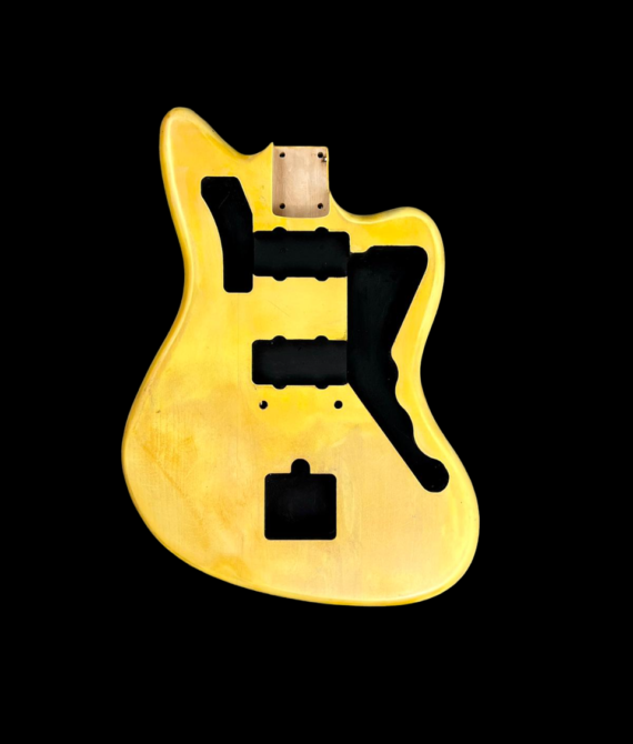 Jazzmaster body yellow relic