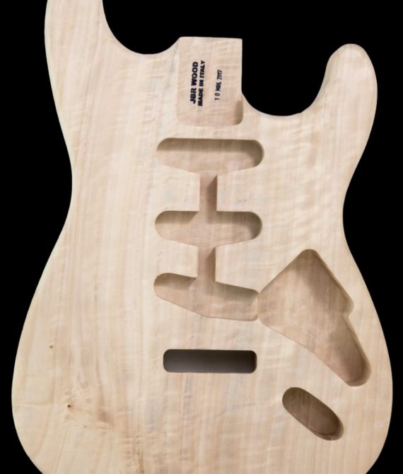 Stratocaster body poplar marbled