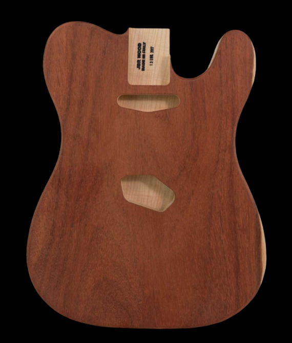 Telecaster body ash + top padouk